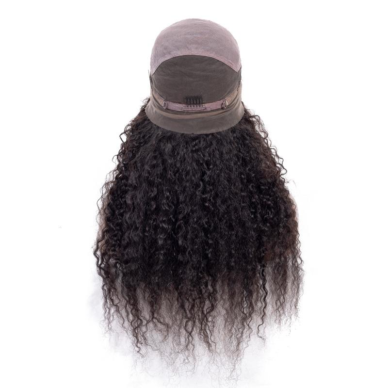 J'DAVIFA 13x6 Jerry Curl Lace Frontal Human Hair Wigs