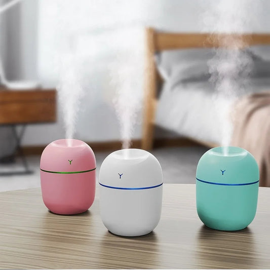 J'DAVIFA Ultrasonic Humidifier USB Aroma Essential Oil Diffuser LED