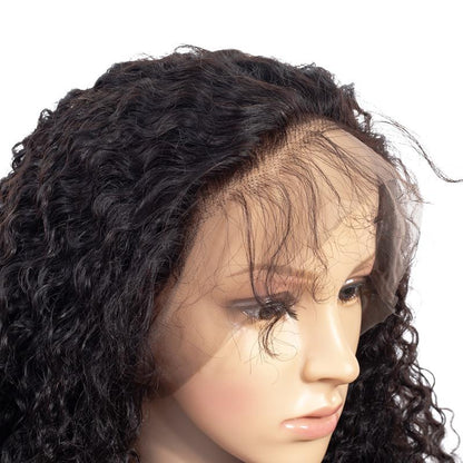 J'DAVIFA 13x6 Jerry Curl Lace Frontal Human Hair Wigs