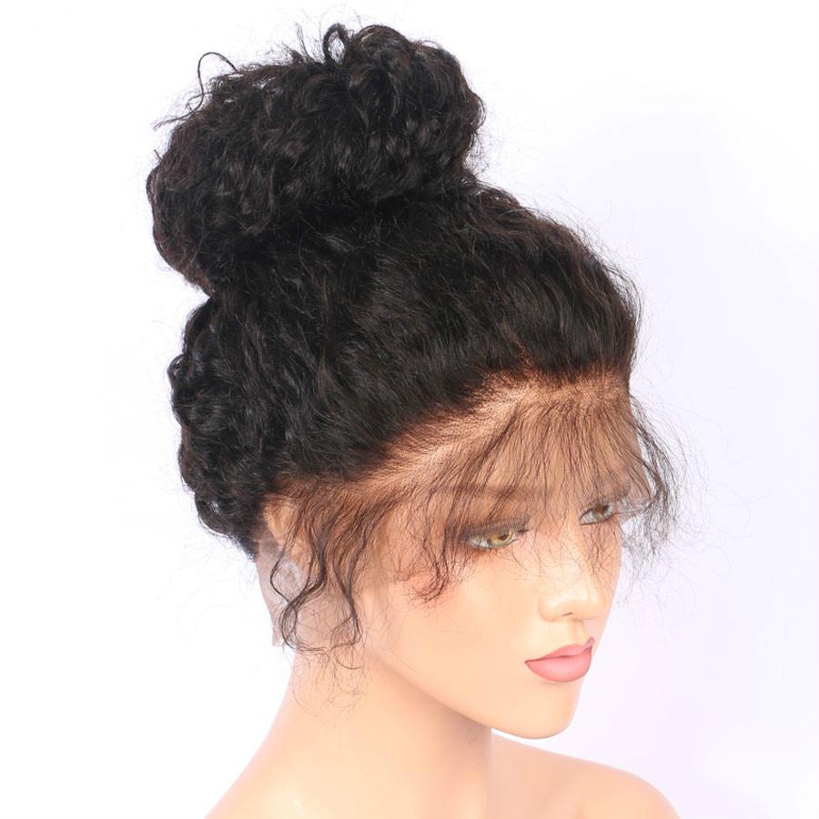J'DAVIFA 13x6 Jerry Curl Lace Frontal Human Hair Wigs